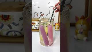 Crushed ice sparkling water drink the taste of what you drank when you were a child homemade d [upl. by Almund]