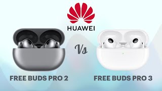 Huawei FreeBuds Pro 2 vs FreeBuds Pro 3 Bluetooth Earbuds  Compare  Specifications  Features [upl. by Cornew]