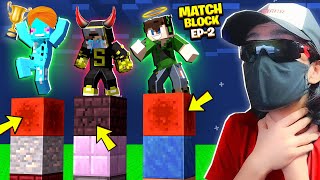 Minecraft Match The Block Challenge with My Friends  Crazy irl task ep2 [upl. by Stiruc]