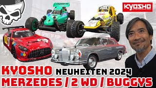 RC Neuheiten von Kyosho auf der Spielwarenmesse 2024 Mercedes Benz 300 SEL Sand Blaster 2WD Buggy [upl. by Minnaminnie495]