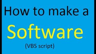 How to make Own Speaking Software vbs Script UrduHindi [upl. by Eenrahc]