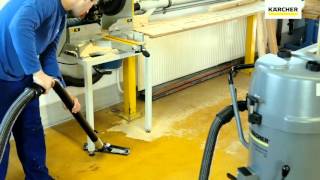 Prof Kärcher Industrial Vacuums General Working cleaning [upl. by Ereveniug232]