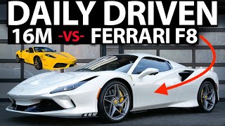 Detailing Ferrari F8 Daily Driver vs Most Expensive 16M Best Ferrari Ever [upl. by Grizelda]