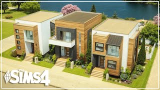 Modern Townhouse 3 in 1 FOR RENT  NO CC  Sims 4 Speed Build [upl. by Stafani]