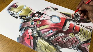 Drawing iron Man  Timelapse  Yash Pardeshi Art [upl. by Gervase]