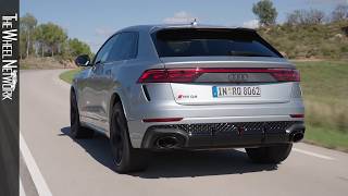 2025 Audi RS Q8 SUV performance  Satellite Silver  Driving Interior Exterior 4K [upl. by Cheadle275]