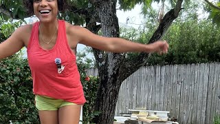 Workout in Backyard on Stepper [upl. by Nevad60]