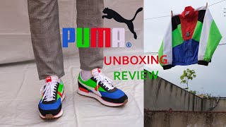 PUMA FUTURE RIDER PLAY ON  UNBOXING  REVIEW [upl. by Adok580]