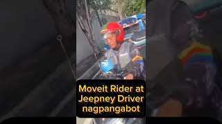 MoveIt Rider at Jeepney driver ngpangabot 🤣 trending viralvideo viralshort shorts [upl. by Sheri601]