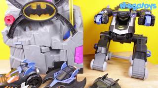 Batman Batbot destroys everything hulk captain america avengers joker imaginext toys [upl. by Alhan]