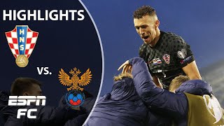 Calamitous own goal sends Croatia to the 2022 World Cup  World Cup Qualifying Highlights  ESPN FC [upl. by Lundgren907]