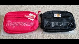 How To Legit Check Supreme FW18 Real vs Fake Shoulder Bag 3 13 2019 [upl. by Oilisab601]