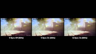 NVIDIA GSync Compared to VSync onoff [upl. by Cissy]