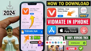 📲 How To Download Vidmate In iPhone  Vidmate Download In iPhone  Vidmate Install In iPhone amp iOS [upl. by Anelrad]