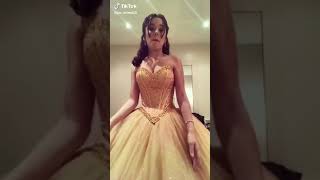 TIk Tok con vestido de 15 años [upl. by Aicined710]