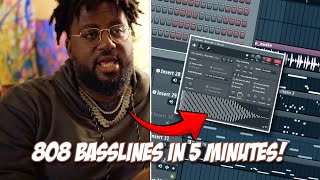 808 BASSLINE TUTORIAL  Best Method For Perfect 808 Bass Patterns and Placements in FL Studio [upl. by Ishii626]