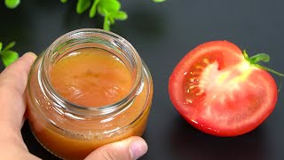 The best collagen Only 1 tomato At 75 the wrinkles are gone Rejuvenating face mask [upl. by Camilia]