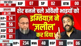 15 मिनट मांगने वाले ओवैसी भाइयों को उनके नेता ने 15 सेकेंड में ही ‘ज़लील’ कर दिया [upl. by Llij35]