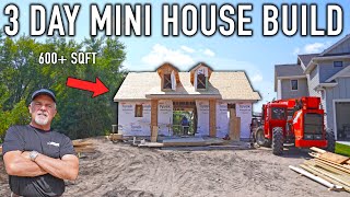 BUILDING A CUSTOM POOL HOUSE IN 3 DAYS [upl. by Anelys]