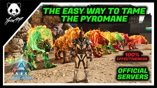 The Easy Way To Tame The Pyromane In The Center  ARK Survival Ascended [upl. by Aniri]