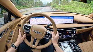 2025 Genesis G80 25T POV Test Drive  Is the Base G80 Good Enough [upl. by Aicilram]