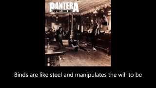 Pantera  Domination Lyrics [upl. by Eilrebmik]