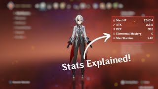 STATS IN GENSHIN IMPACT EXPLAINED [upl. by Brandes]