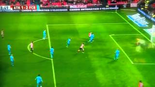 Aritz Aduriz goal vs FC Barcelona 21 12016 [upl. by Mcguire]