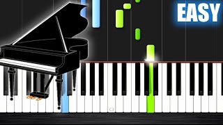 Greensleeves  EASY Piano Tutorial by PlutaX [upl. by Lexerd]