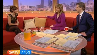 Louisa Lytton Kate Garraway GMTV 10th Mar 2009 [upl. by Gnud]