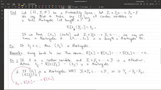 Martingales amp Stopping Times Part 2 [upl. by Maunsell]