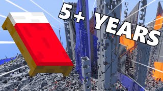 How my Bed Survived 5 YEARS on 2b2t [upl. by Zarla]