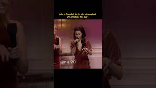 Ariana Grande singing bad intentionally on SNL Oct 12 2024 shorts comedy snl funny espresso [upl. by Attenaz]