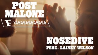 Post Malone  Nosedive Music Video feat Lainey Wilson [upl. by Elacsap623]