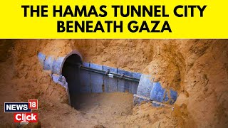 Israel Palestine Conflict  The Hamas Tunnel City Beneath Gaza  A Hidden Frontline For Israel N18V [upl. by Nnylecoj]