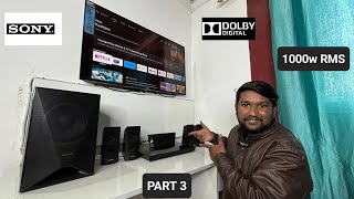 Sony BDVE3100 51 Home Theatre  Dolby Audio Test  1000w⚡️How To Enjoy Dolby Surround Sound Part 3 [upl. by Reinnej]