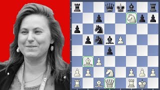 Judit humbles Shakh  Polgar vs Mamedyarov  Olympiad Bled 2002 [upl. by Dalt832]