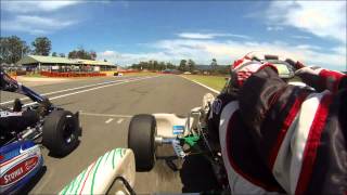 Race Start amp Drag Race between Rotax amp IAME X30 [upl. by Koy880]