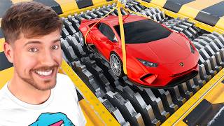 Lamborghini Vs Worlds Largest Shredder [upl. by Pulchi257]