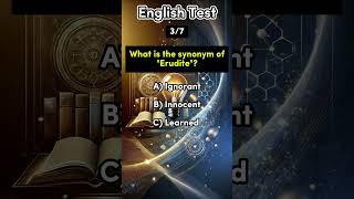 English Synonym Quiz 🧠 english quiz synonyms shorts englishgrammar englishspeaking newvideo [upl. by Holtorf]