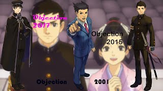 The Great ace attorney  Phoenix Objection in Ryunosukes and Ryutaros Susato Objection themes [upl. by Bratton]