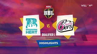 Highlights Qualifier 1 Perth Scorchers vs Sydney Sixers  QF1  BRH vs SYS [upl. by Karmen]