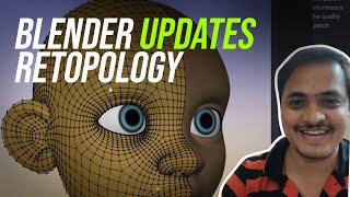 Blender Updates 2  Retopology  Hindi [upl. by Angelika179]