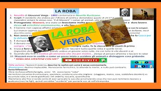 LA ROBA riassunto  Novelle di Giovanni Verga [upl. by Trepur]