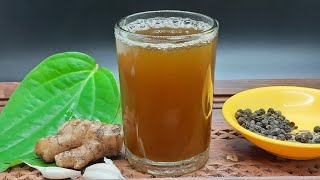 Kashayam for Cold Cough Throat pain and Fever  Immunity Booster Kashayam Recipe  Homemade [upl. by Ahsieki]