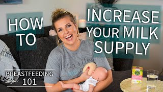 HowTo BOOST Your Milk Supply Breastfeeding Education  Sarah Lavonne [upl. by Ramled]