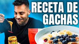 RECETA DE GACHAS DE AVENADESAYUNO FITNESS [upl. by Sneve938]