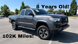 2016 Toyota Tacoma SR Access Cab 27 POV Test Drive amp 102K Mile Review [upl. by Corb]