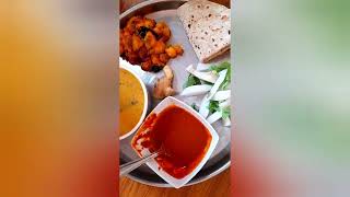 dudhi nu shak kobi Mirchi Sambharo Gujarati Thali In Lunch [upl. by Eaj]