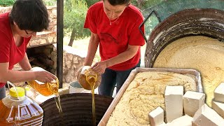 JABÓN con ACEITE QUEMADO de FREÍR Así se RECICLA en casa este residuo para hacer JABONES con SOSA [upl. by Atnwahs471]